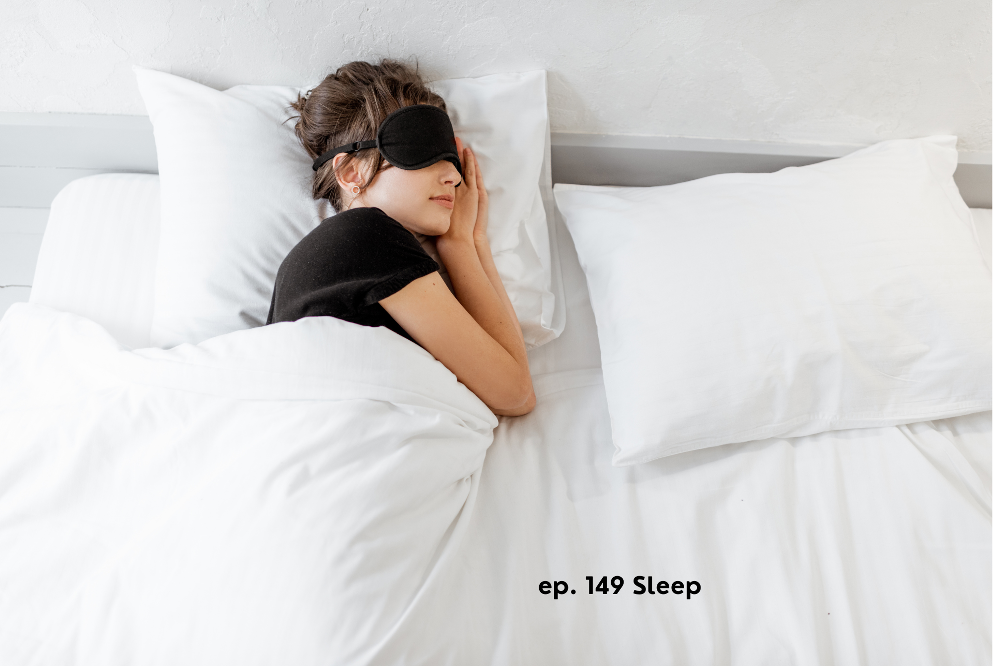 A tween or teen girl practices healthy sleep habits
