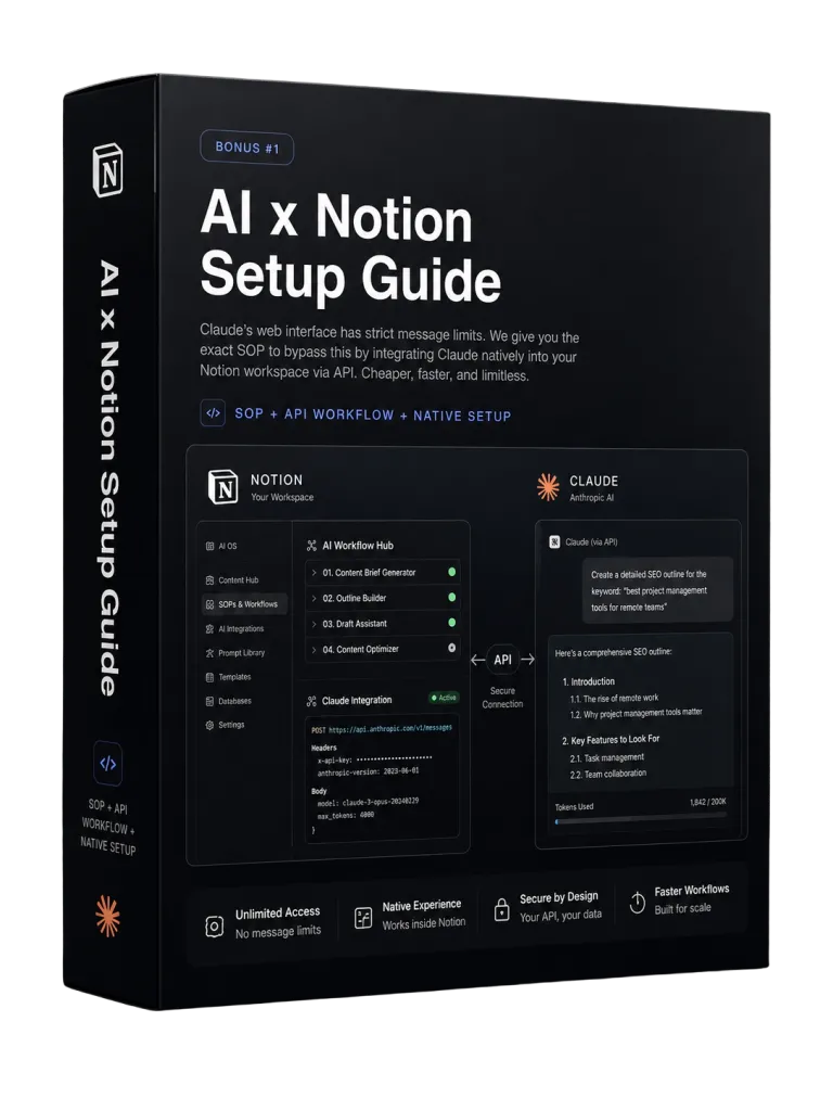 AI × Notion Setup Guide — bonus preview