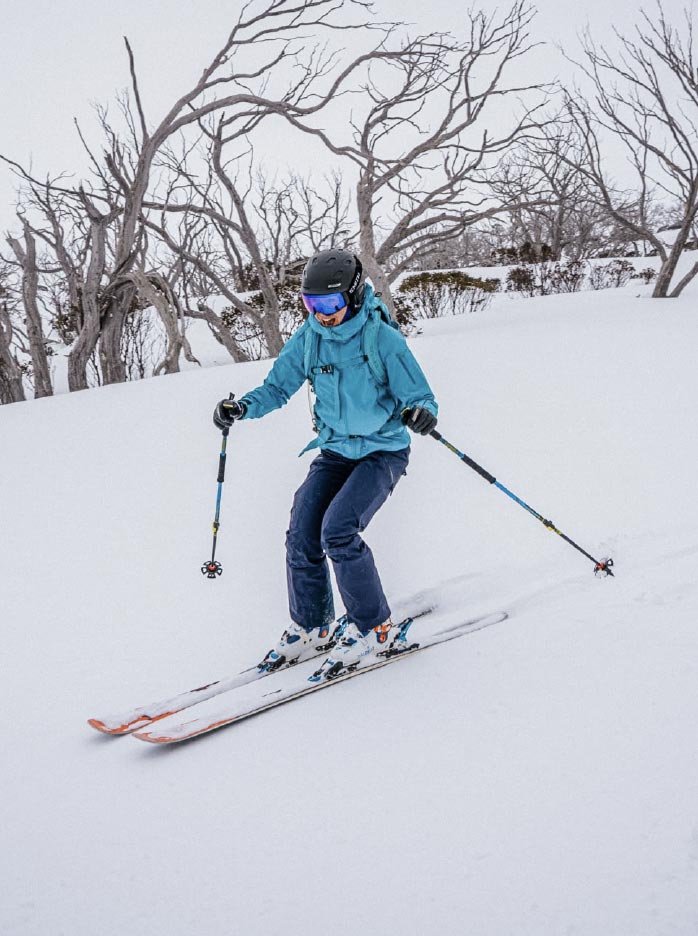 Women snowshoeing Snowy Mountains