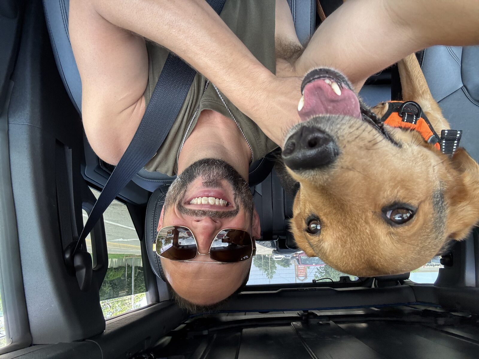Don Wilson and his dog