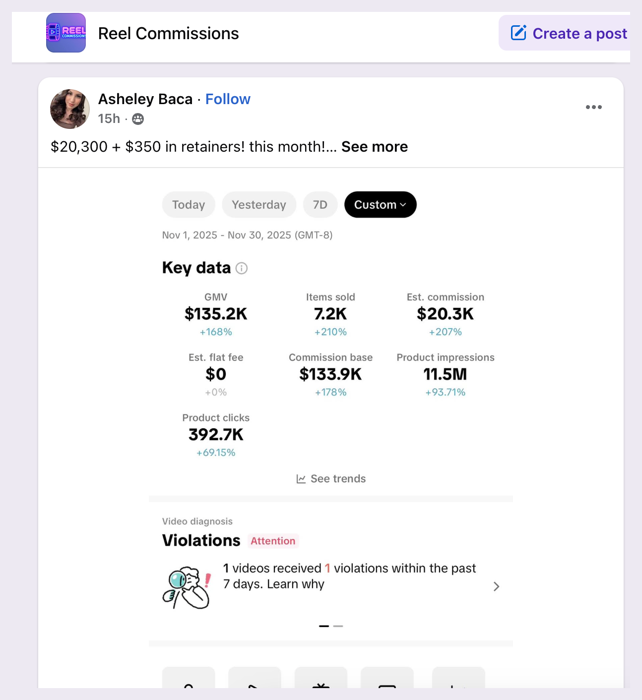Ashley results