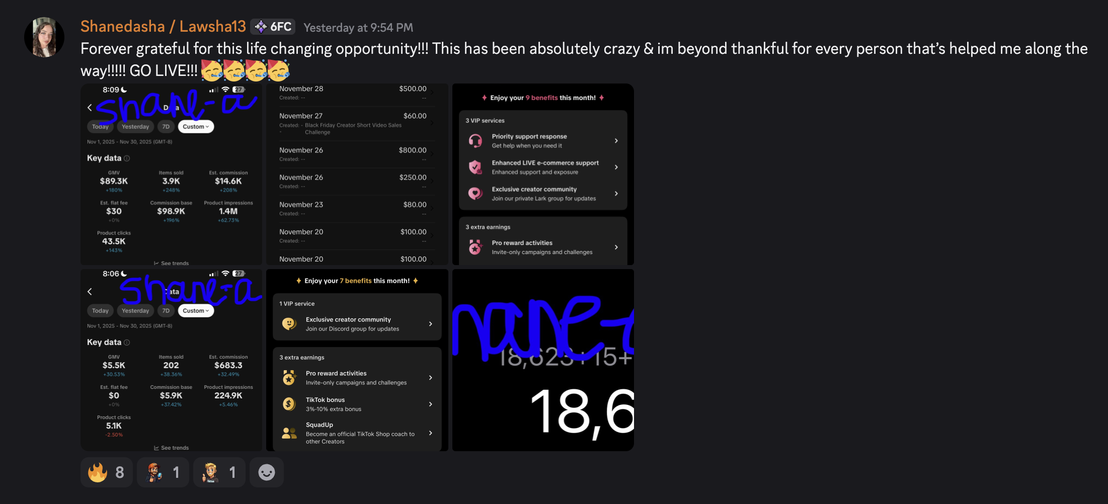 Shanedasha results