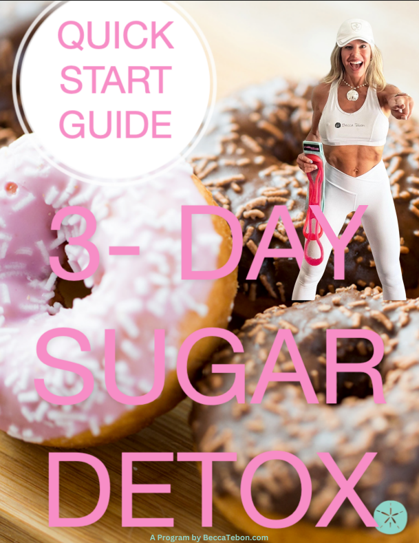 Cover of the 3-Day Sugar Detox Quick Start Guide by Becca Tebon