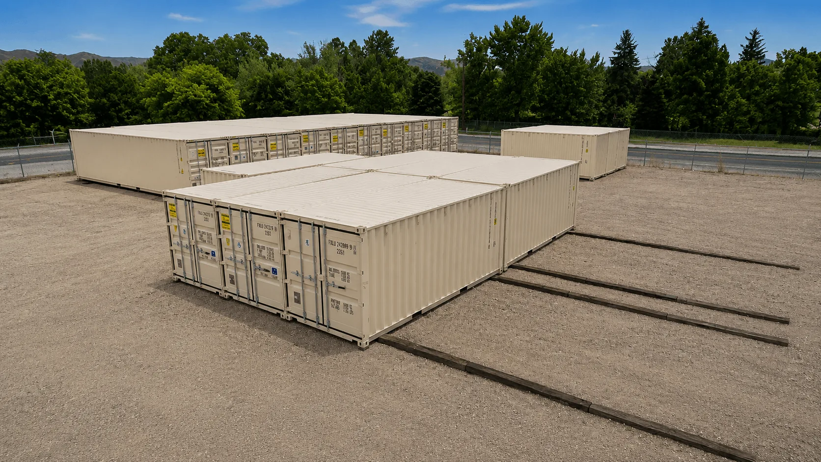 SYS Storage clean steel storage units near Eagle Idaho