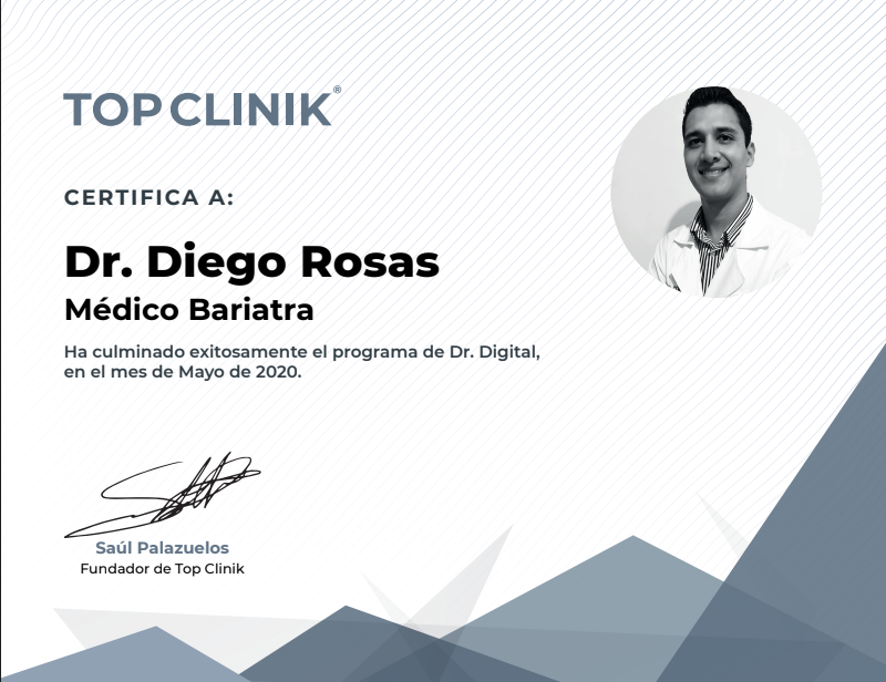 Constancia TOP CLINIK® Bariatría