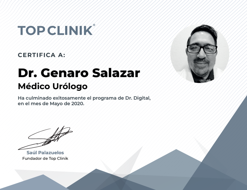 Constancia TOP CLINIK® Urología