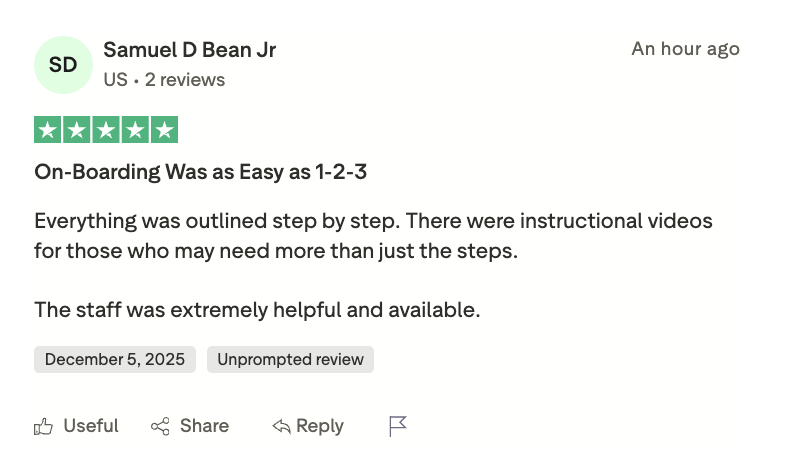 Trust badge showing Algo Alpha webinar registration