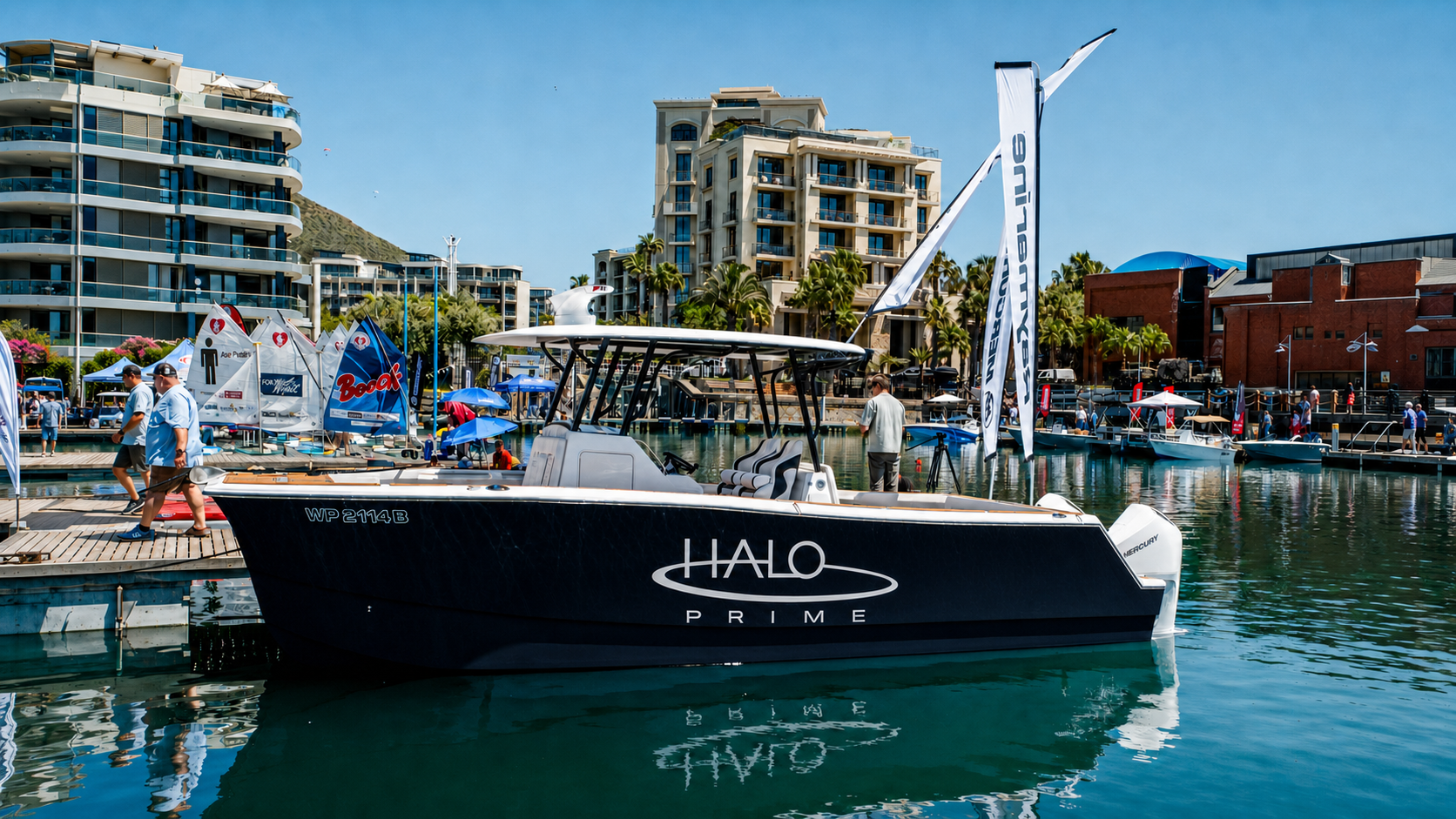 Halo 28 hull construction detail