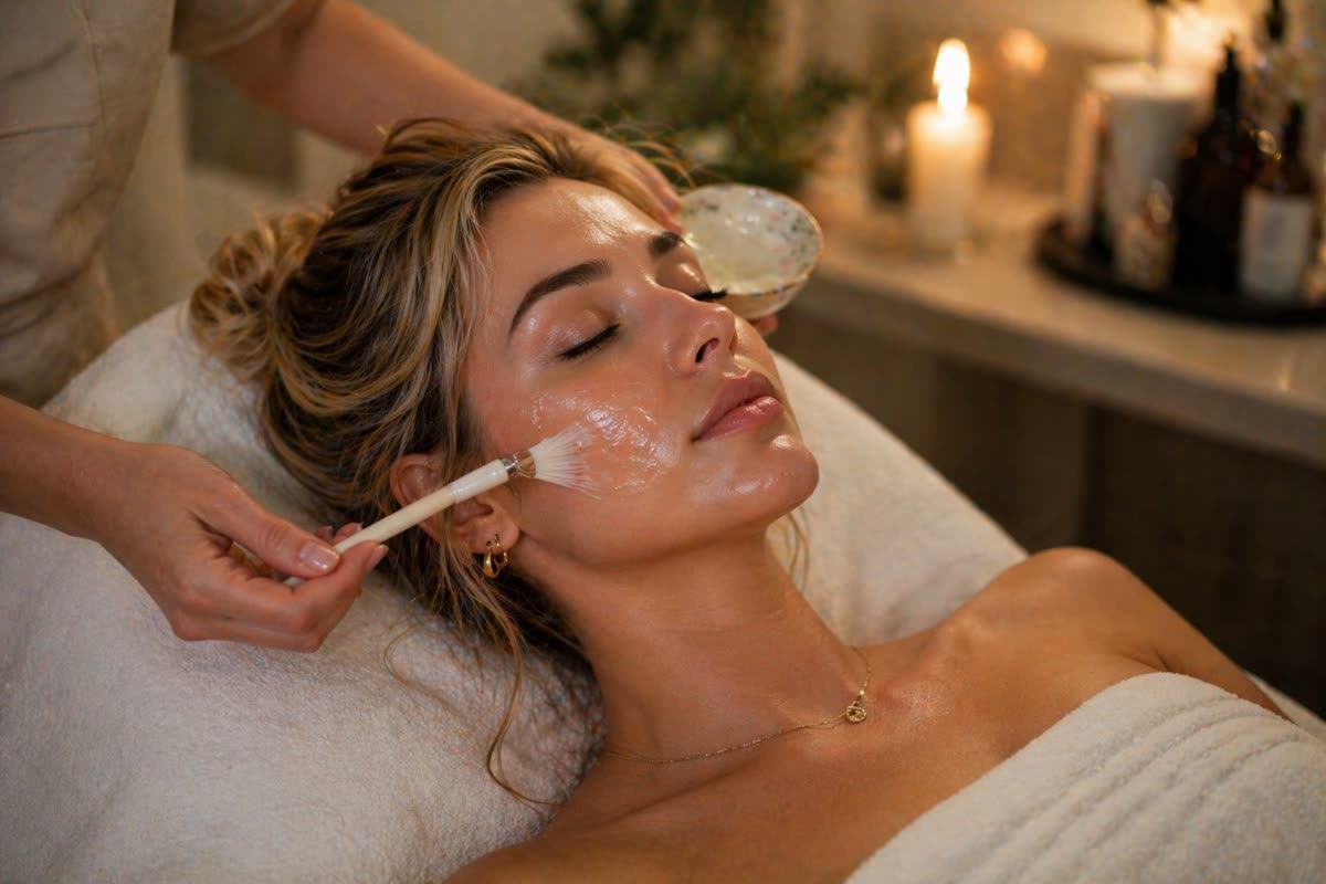 Custom facial treatment at Skin Lab Med Spa Falls Church