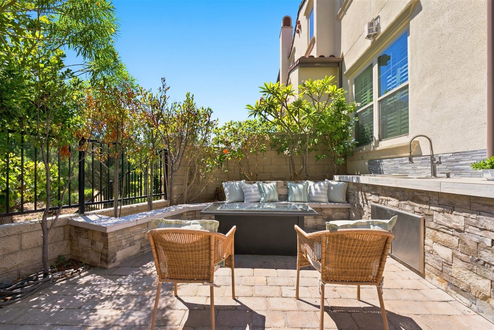 Backyard patio