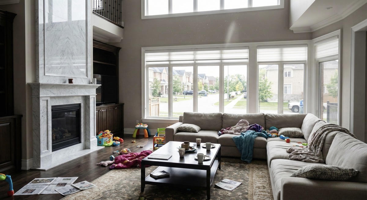 Before AmberMount cleaning service