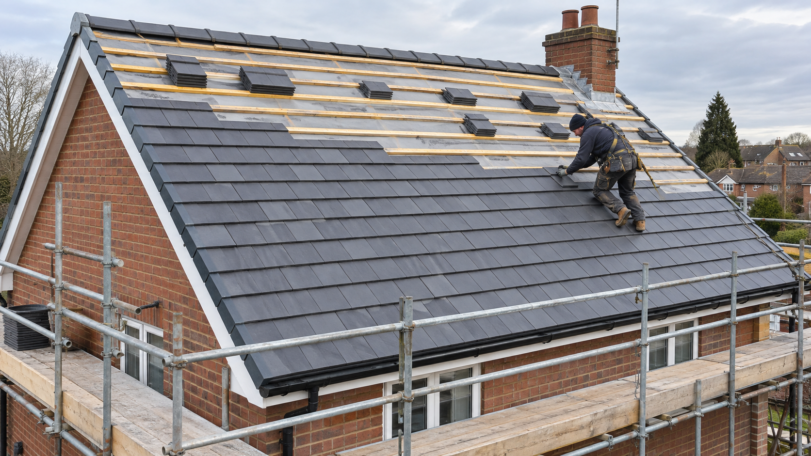Complete reroofing in Warrington