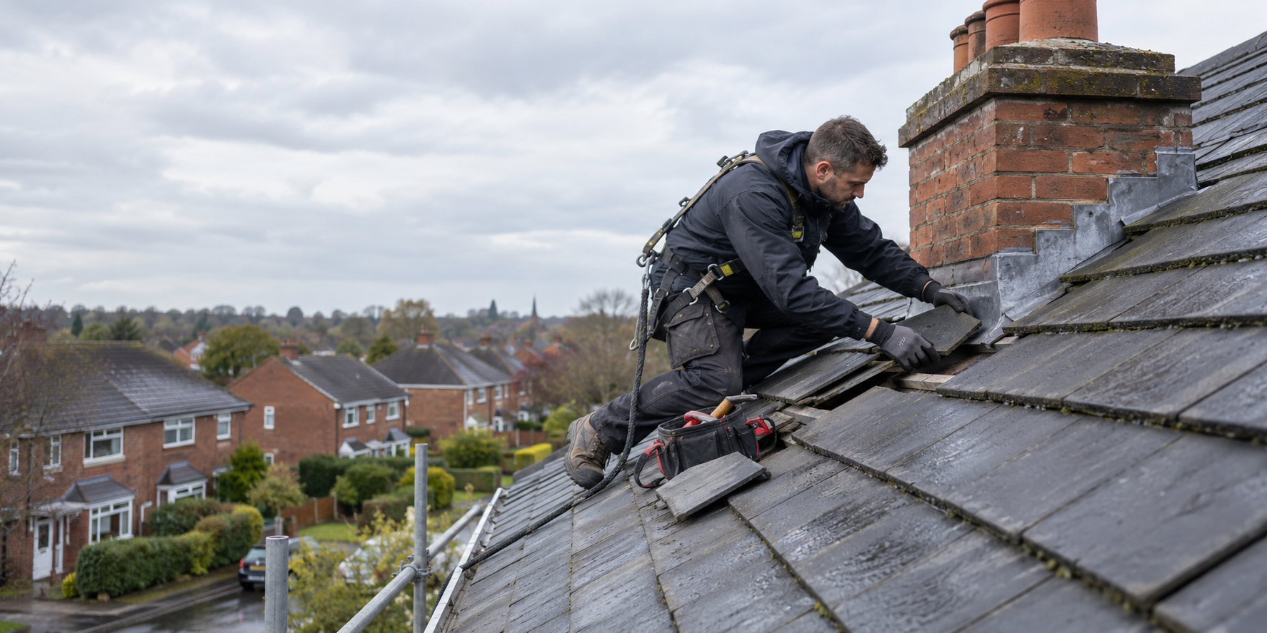 Roof repair in Warrington