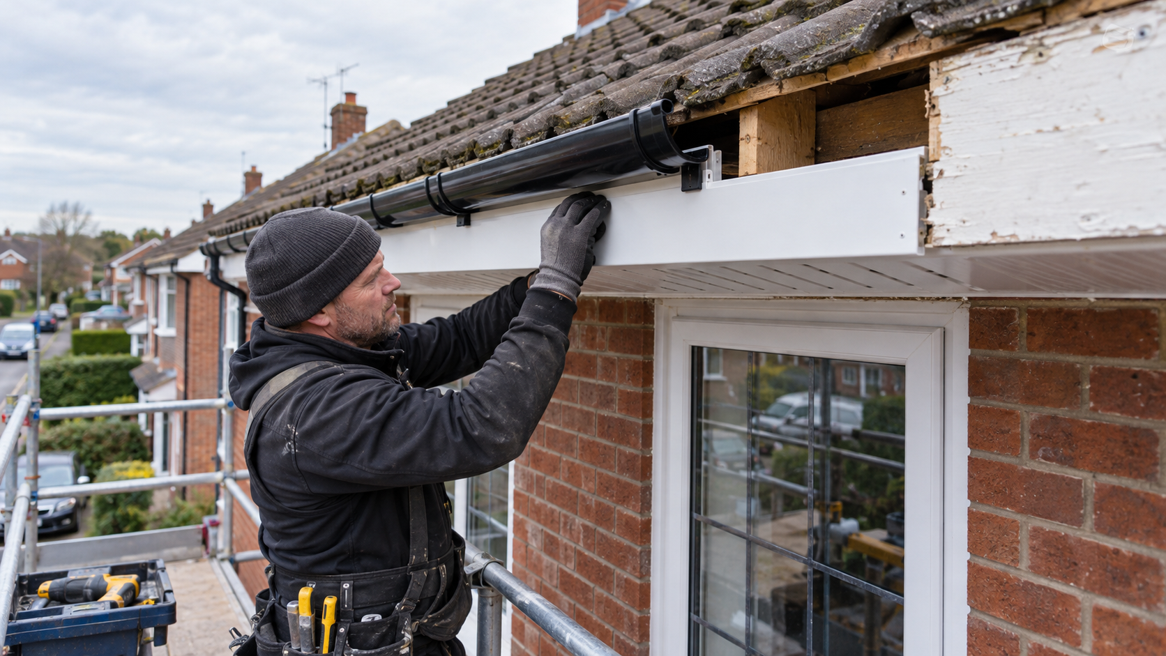 Roofline repair in Warrington
