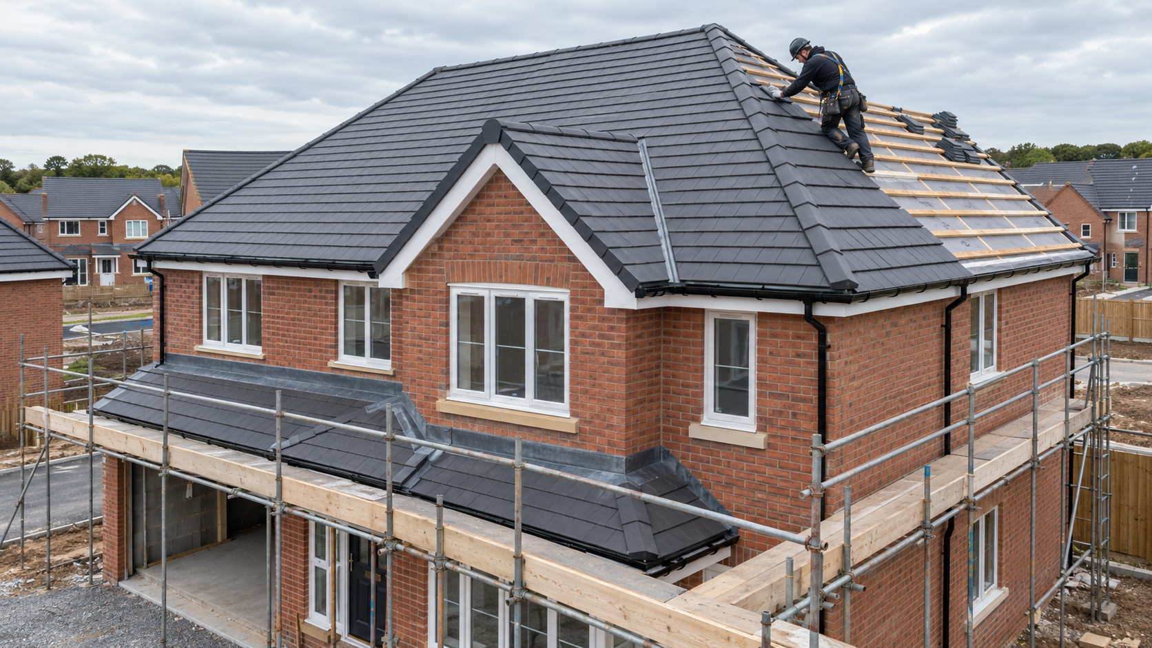 New roof installation in Warrington