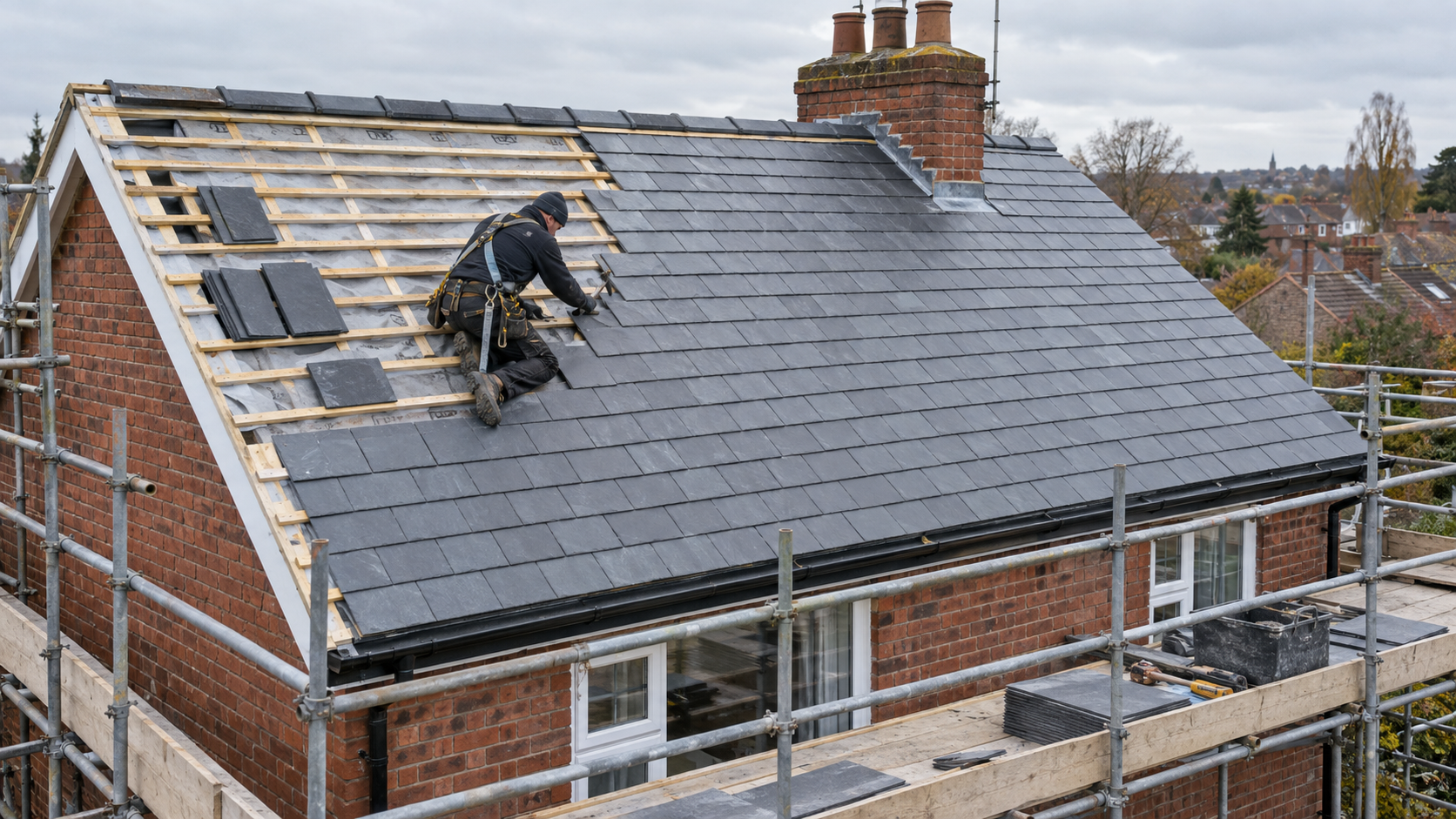 Reroofing in Warrington