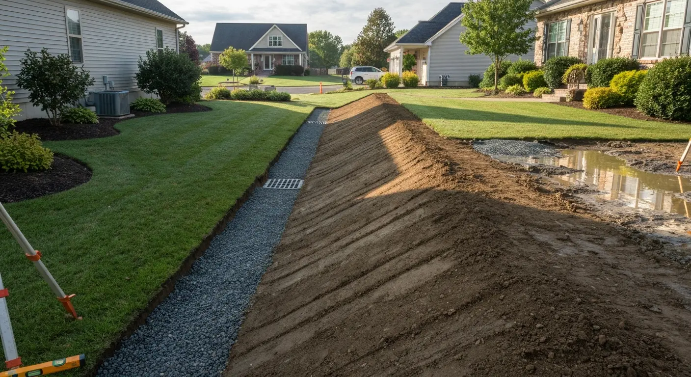 Grading and drainage