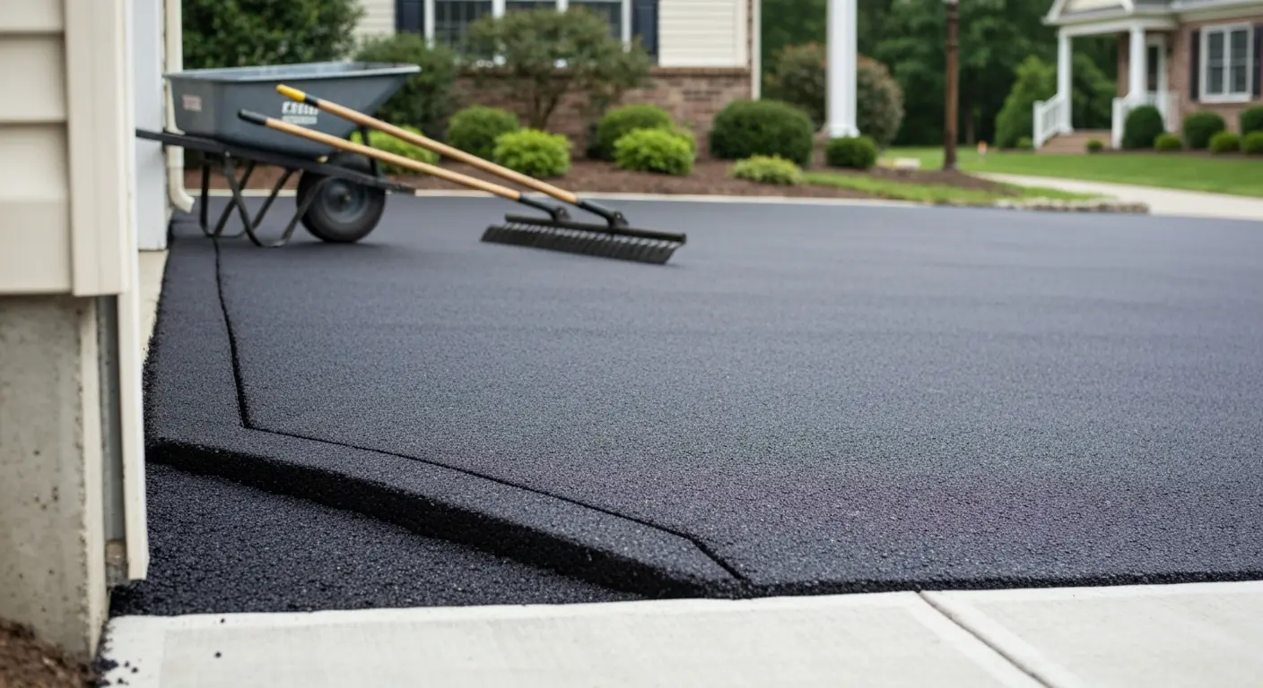 Driveway paving service
