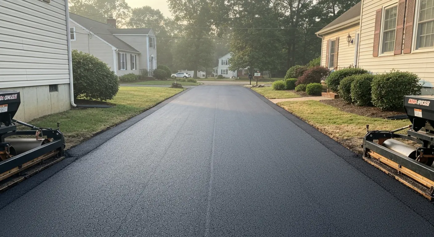 Driveway paving service