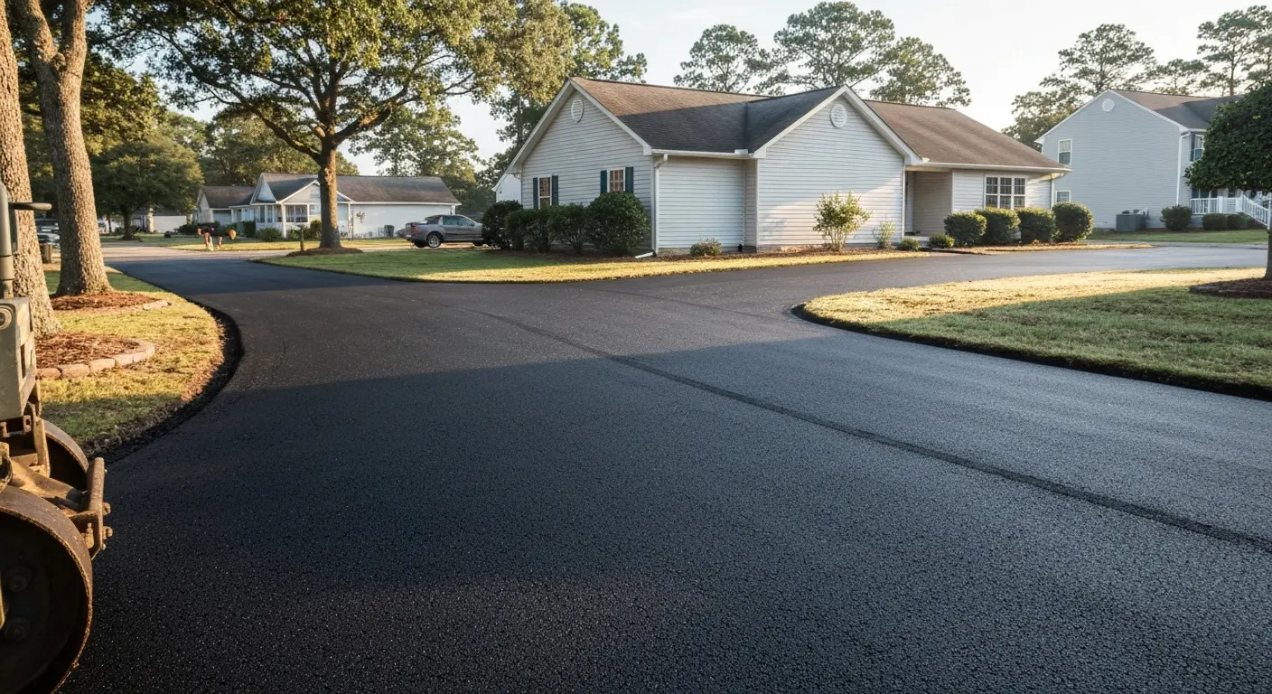 Driveway paving project