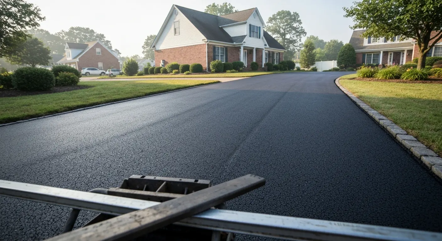 Driveway paving project