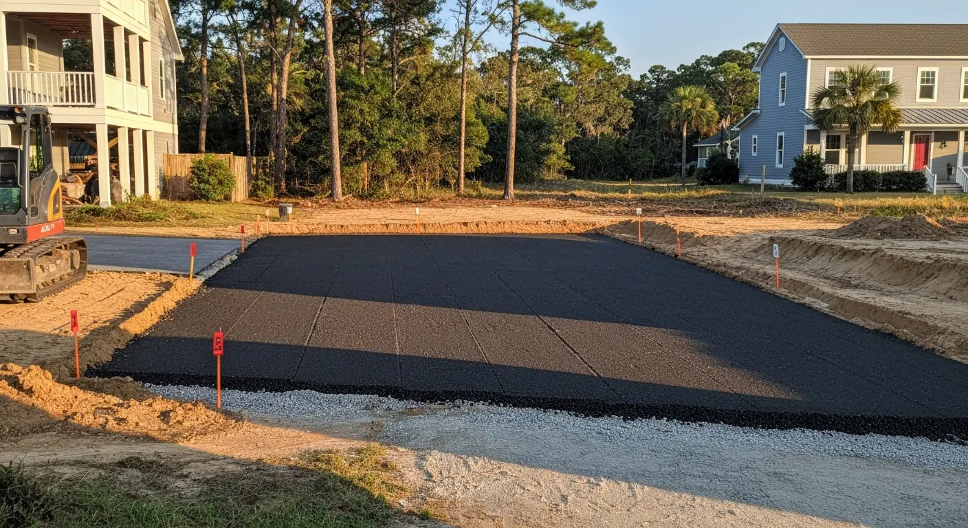 Demolition and grading prep