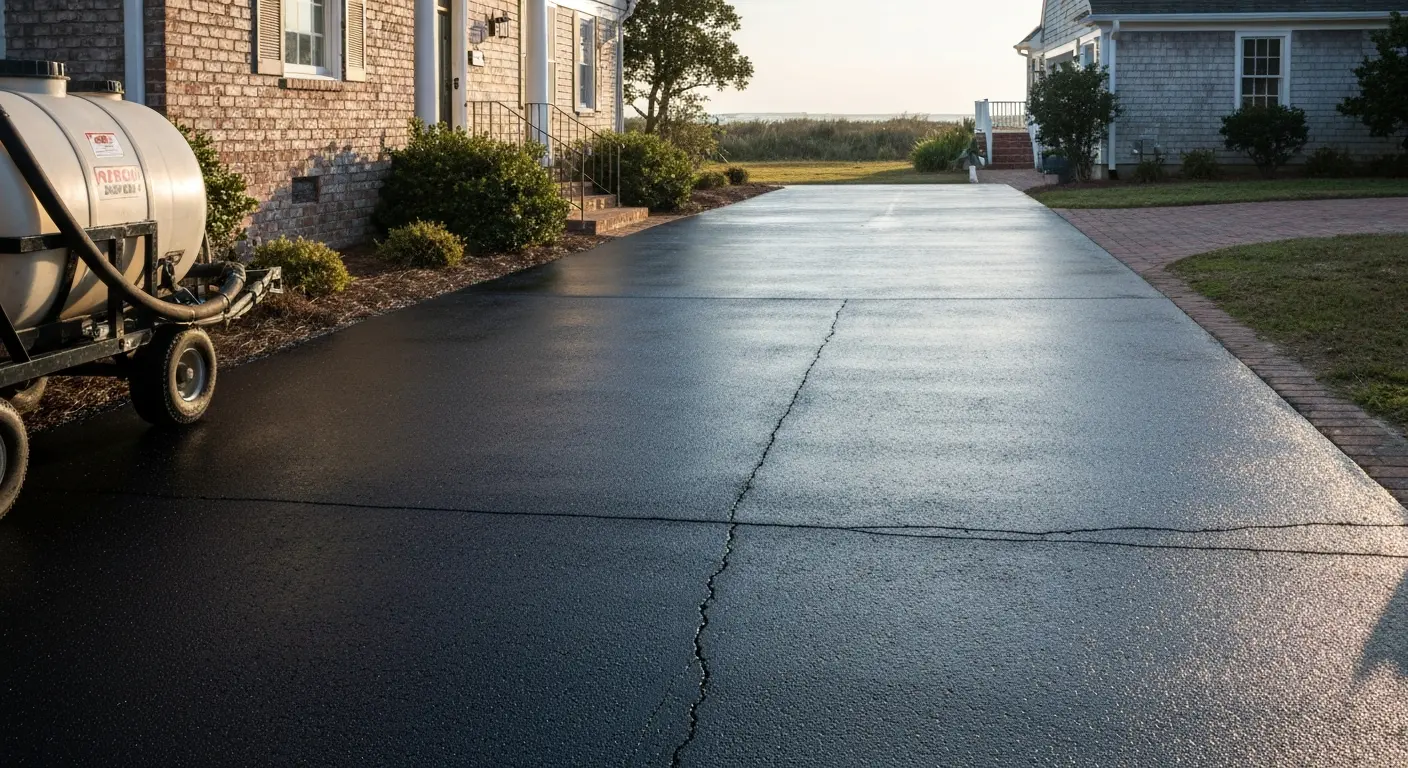 Professional seal coating service