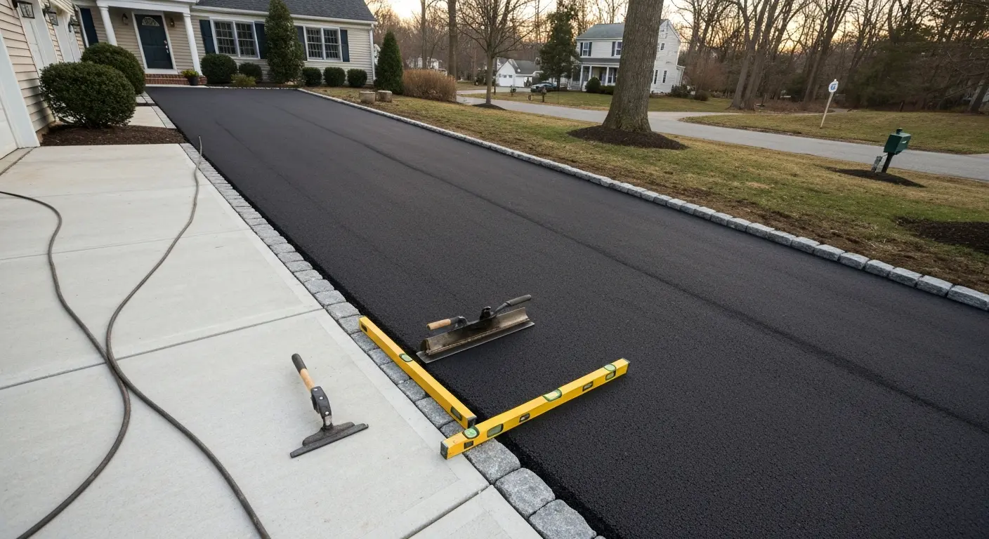 Driveway paving service
