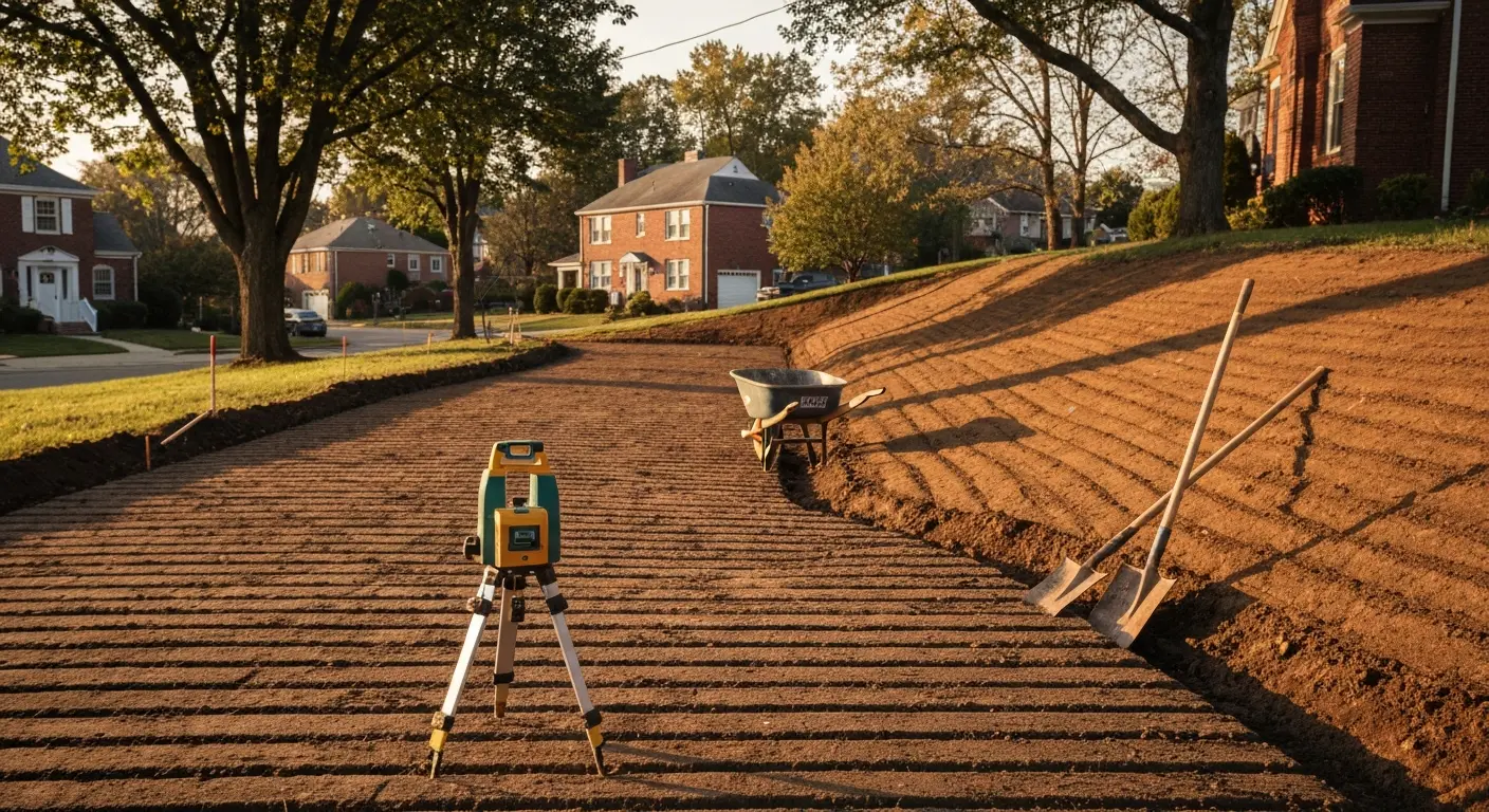 Site grading and preparation