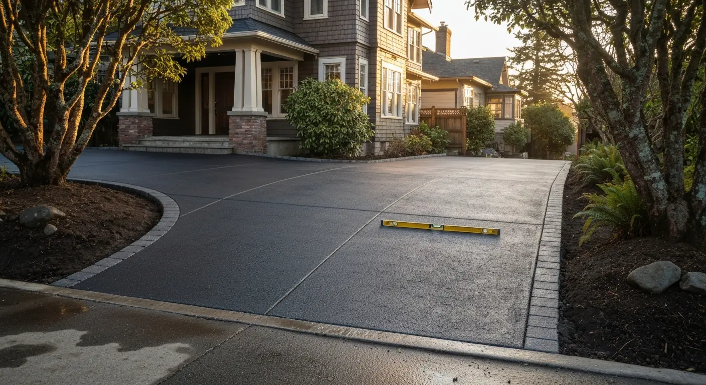 Driveway paving project