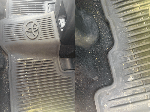 Before car detailing service