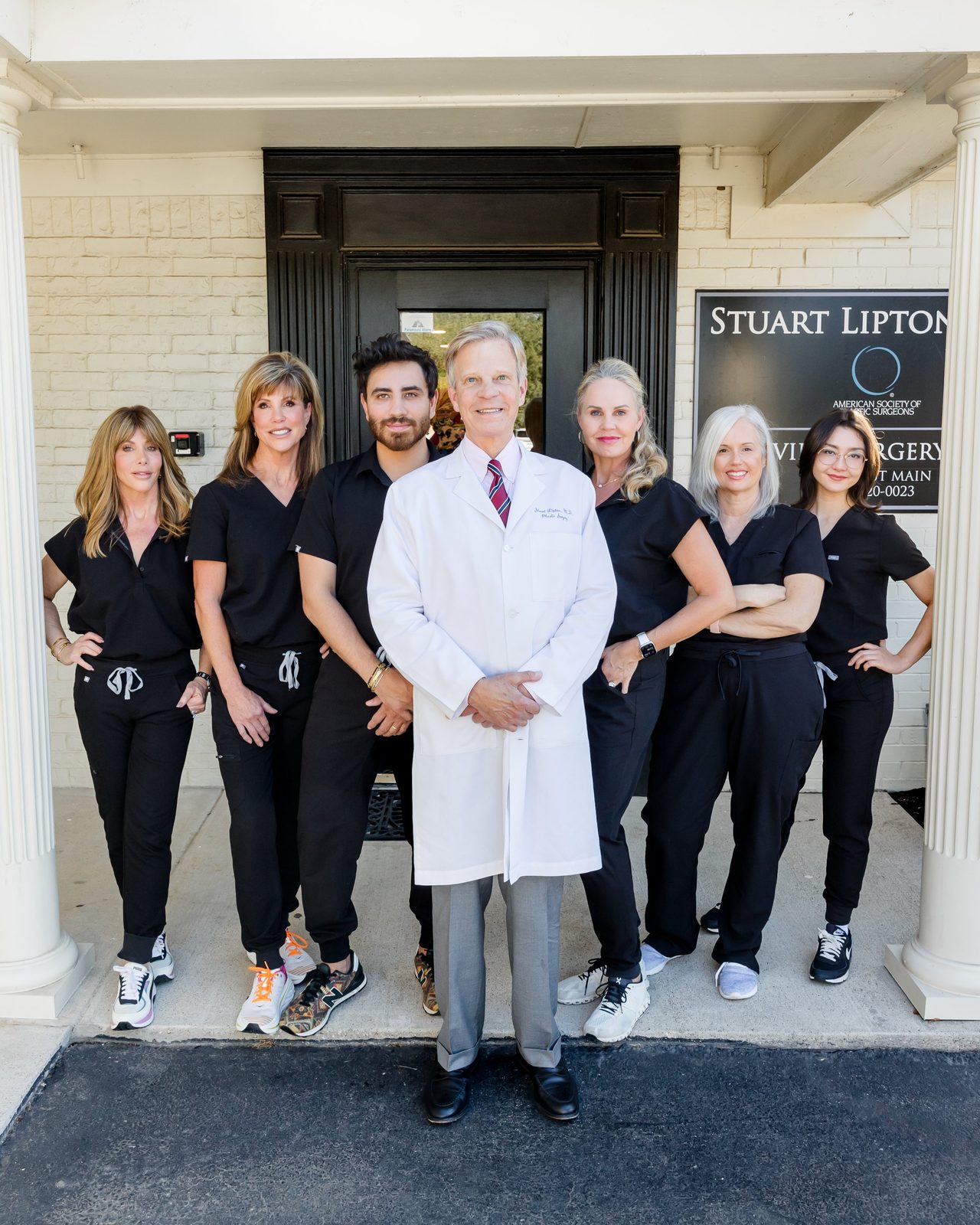 Dr. Stuart Lipton with his practice team