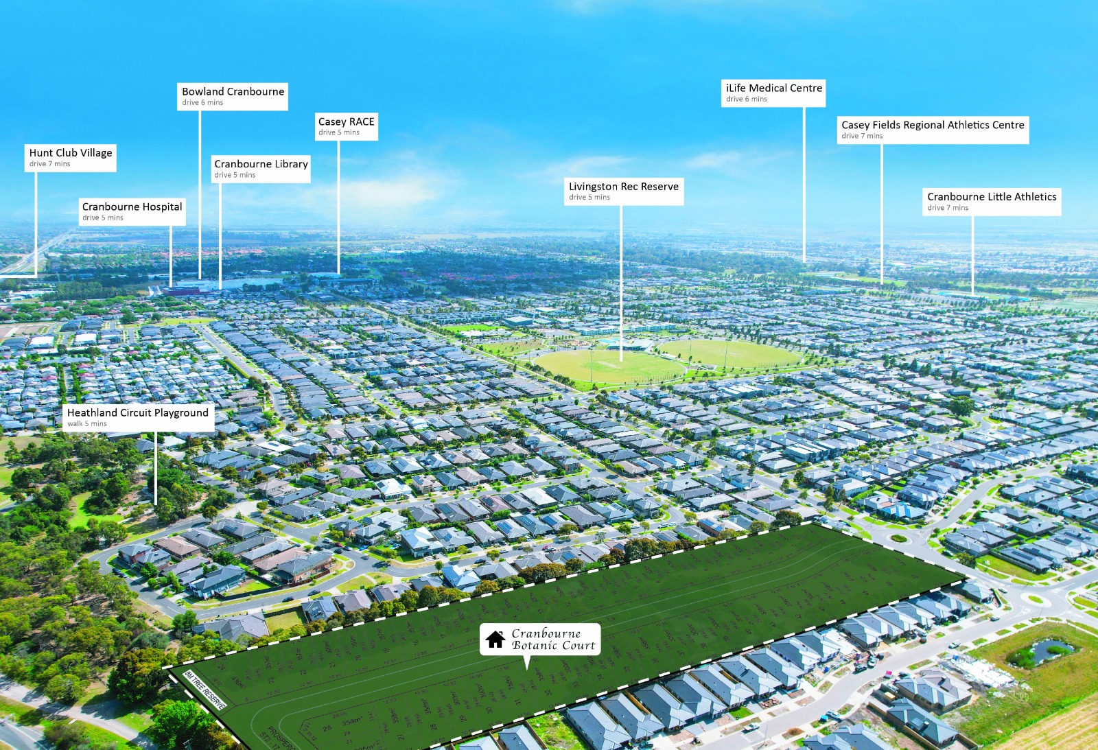 Premium land estate view