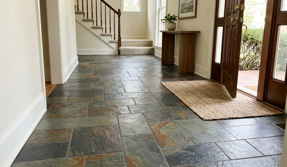 Flooring installation in Haymarket, VA showcasing modern design and quality craftsmanship.
