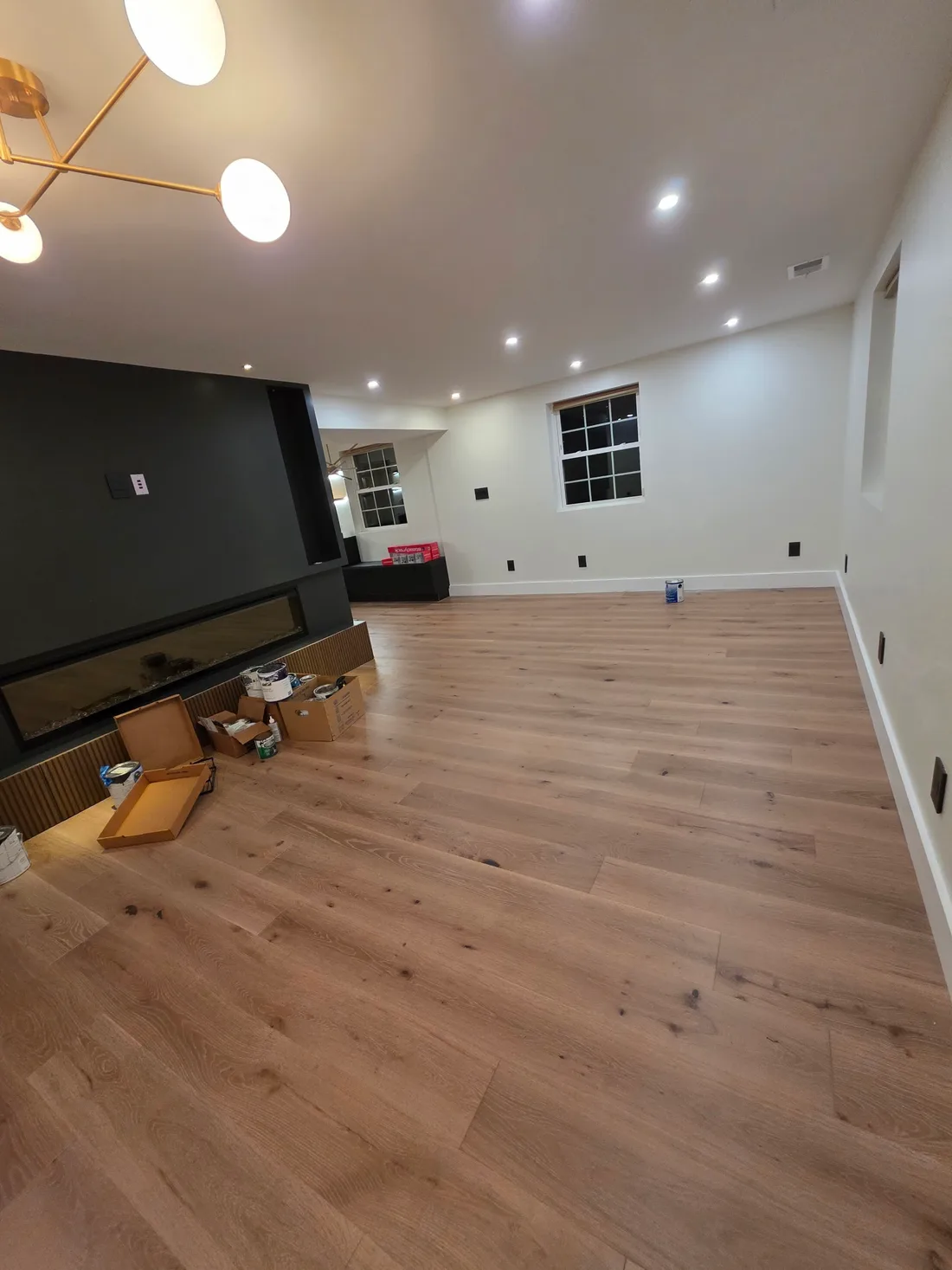 Flooring installation in Stafford, VA showcasing various styles and textures.