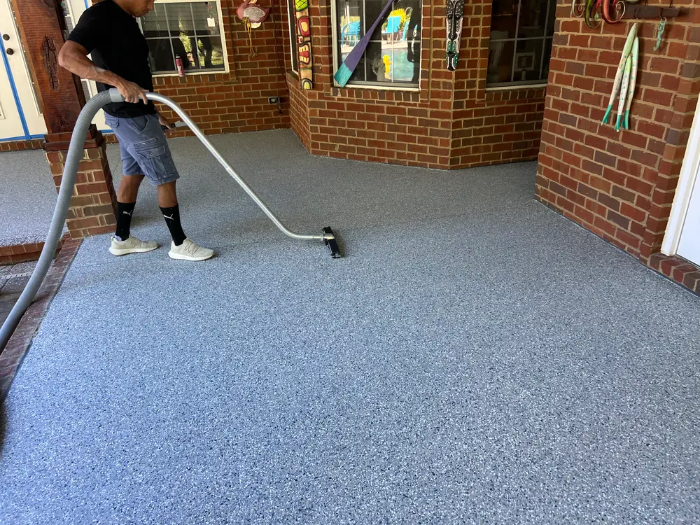 Clear Epoxy Topcoat Application projects in Jacksonville FL showcasing professional finishes and durability