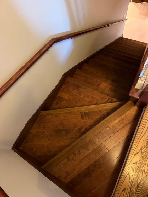 Flooring installation in a home in Keystone Heights, FL.