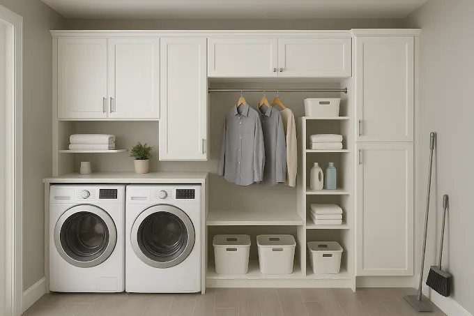Home remodeling project in Austin, TX showcasing a stylish and modern interior design with fresh finishes.