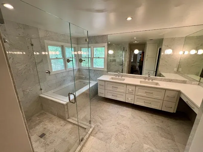 Home remodeling in Austin TX showcasing a modern living space with elegant design and stylish furnishings.