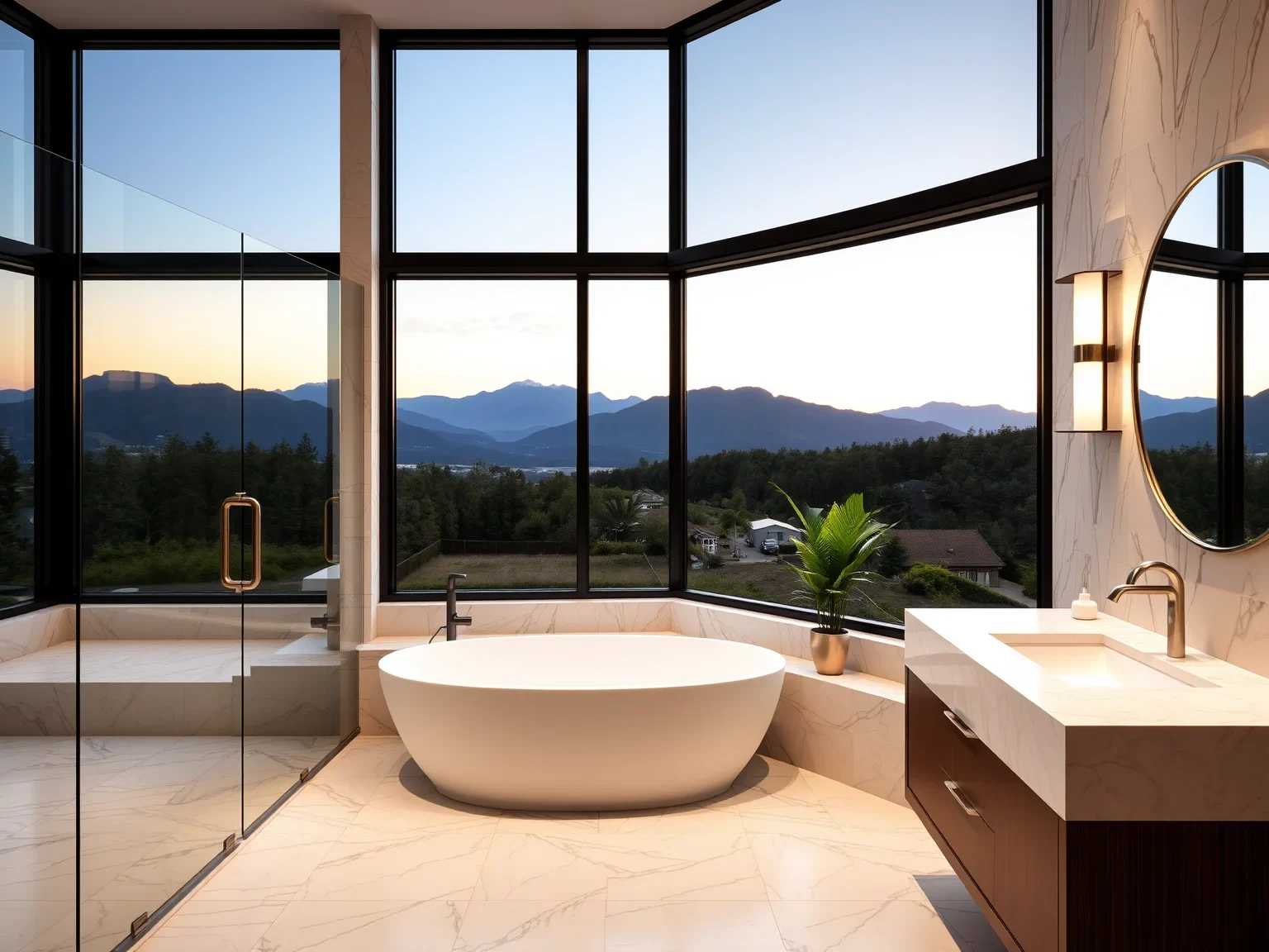 Modern bathroom remodel showcasing sleek designs and finishes in Fort Worth, TX.