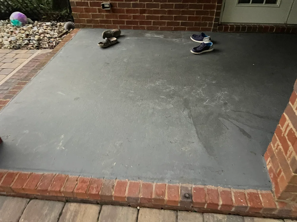 Flooring installation in a residential space in Brunswick, GA.