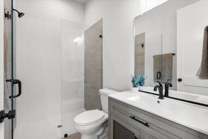 Home remodeling project in Austin, TX showcasing modern design and elegant finishes in a stylish interior.