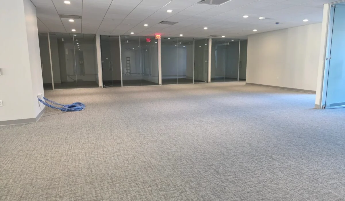 Flooring installation in a home setting in Lake Ridge, VA.