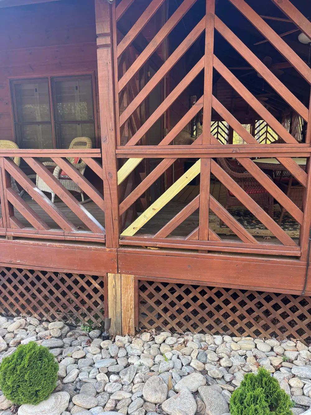 Fence panel replacement in Cohutta GA showcases a beautifully crafted wooden fence in a vibrant backyard setting.