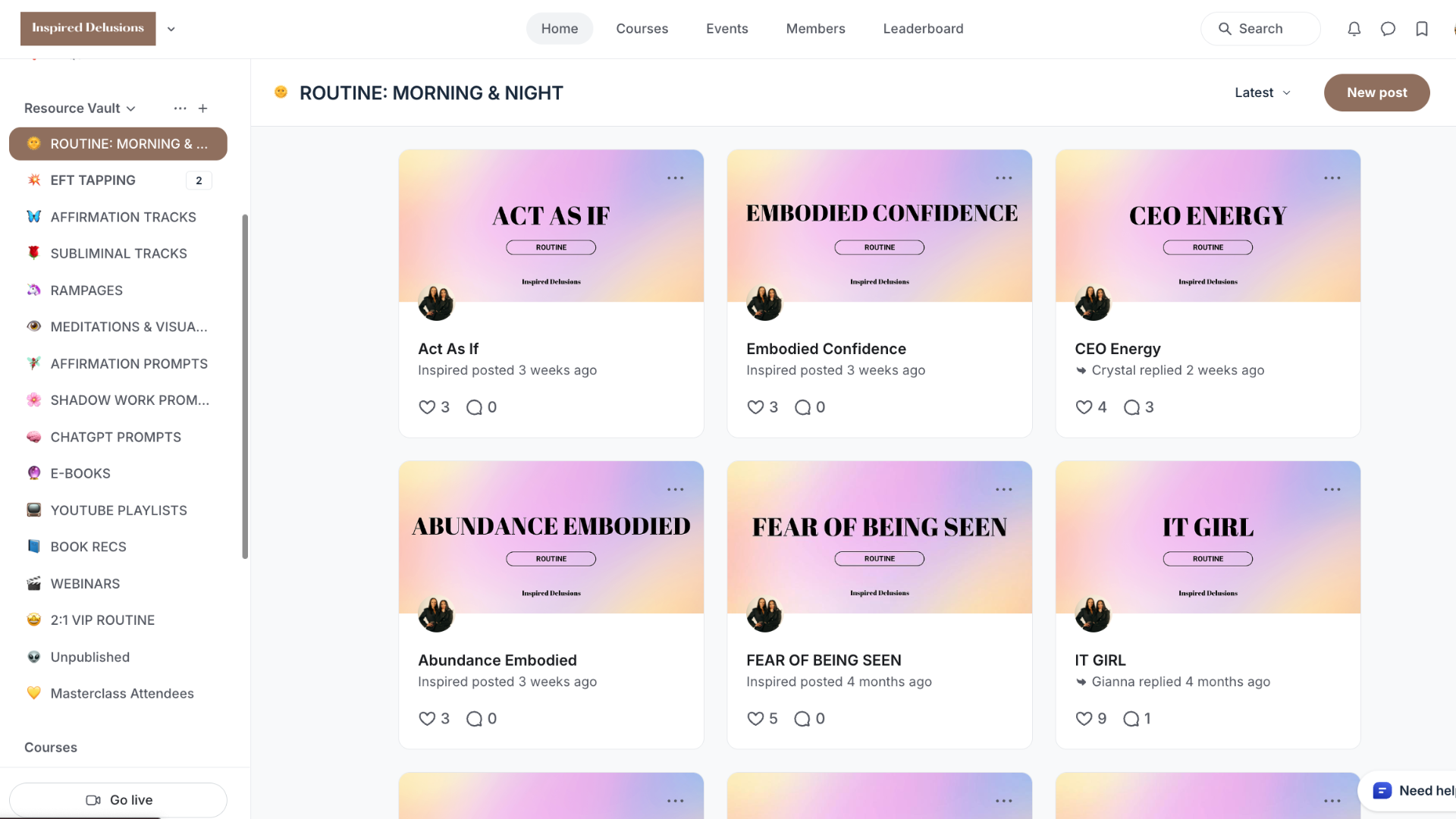 Morning & Night Routines