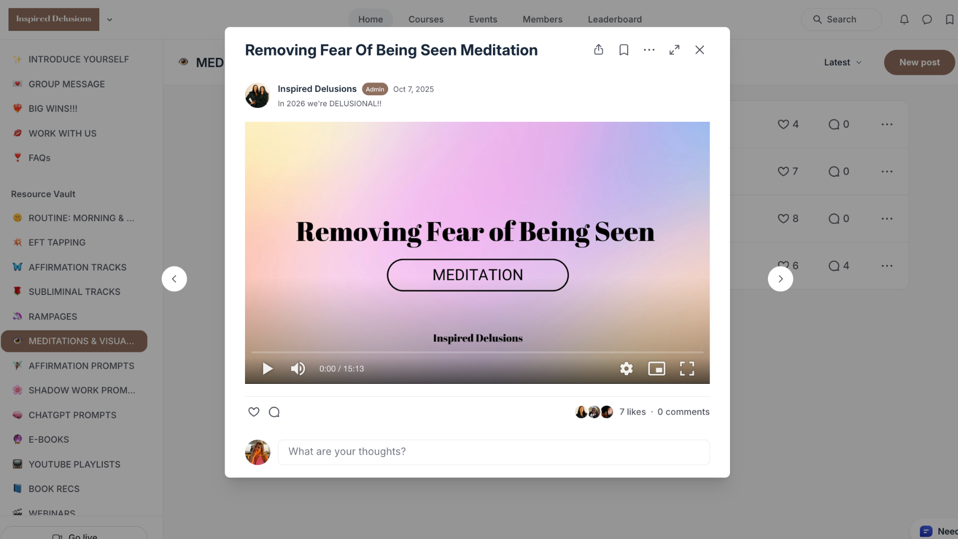 Guided Meditations