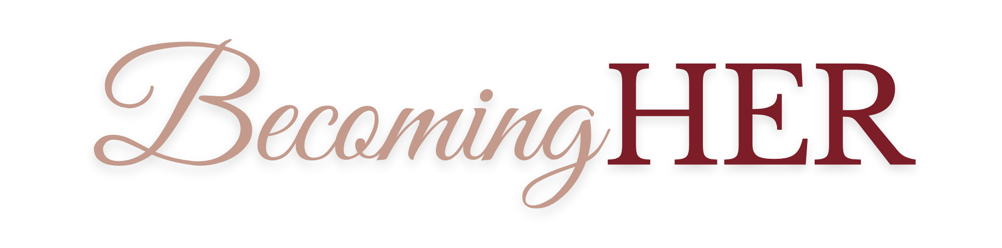 BECOMING HER logo