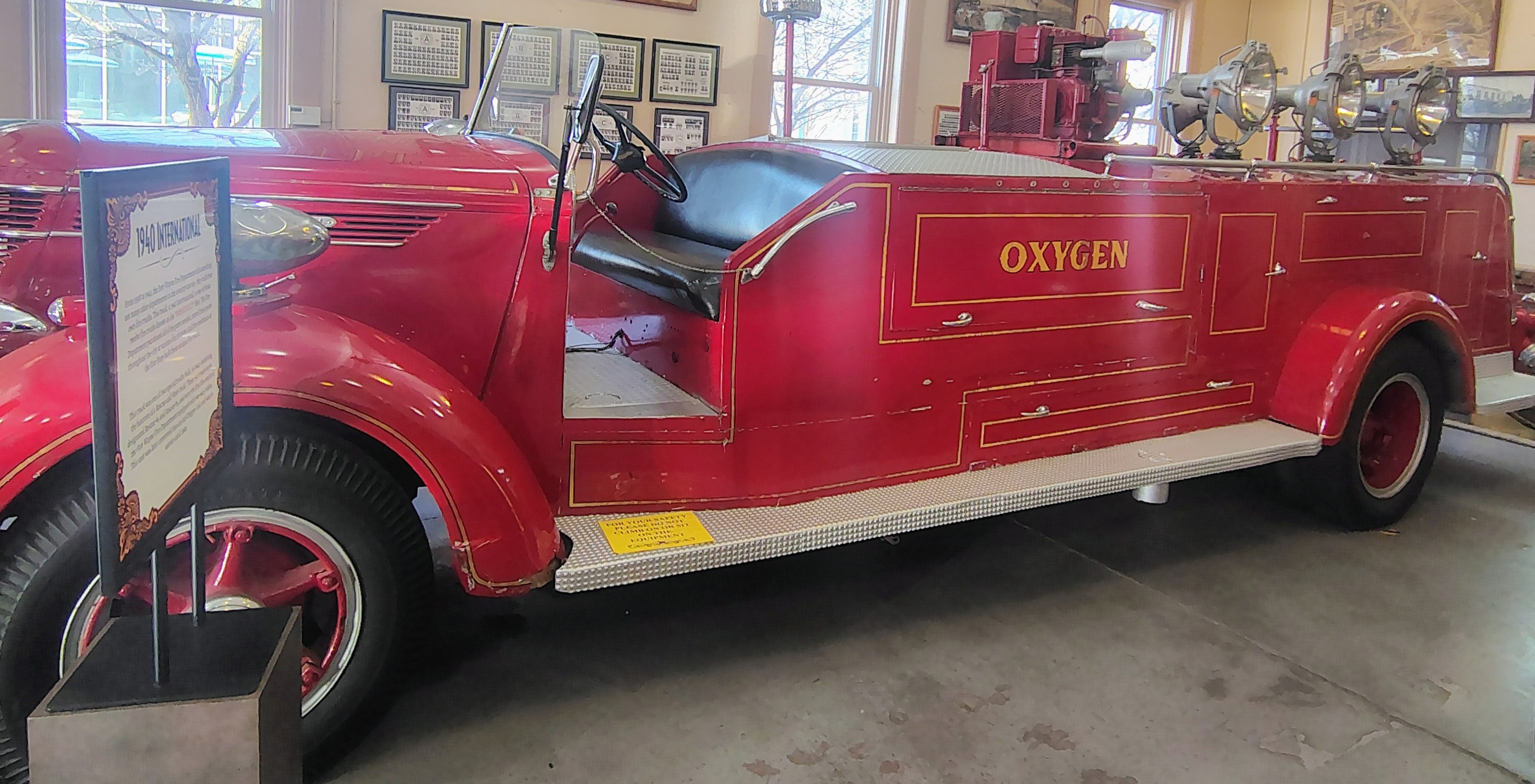 Firefighter museum detail