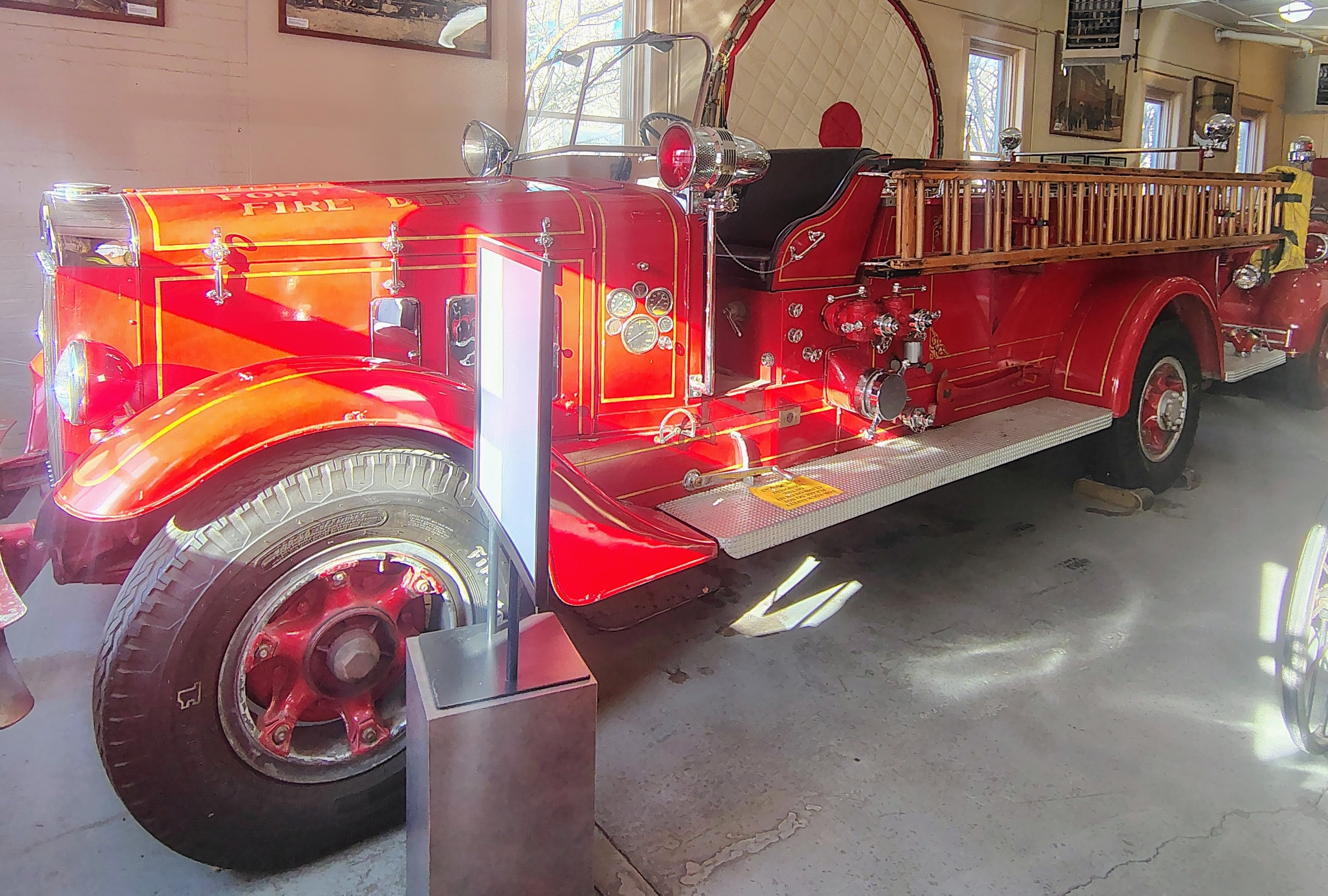 Firefighter museum detail
