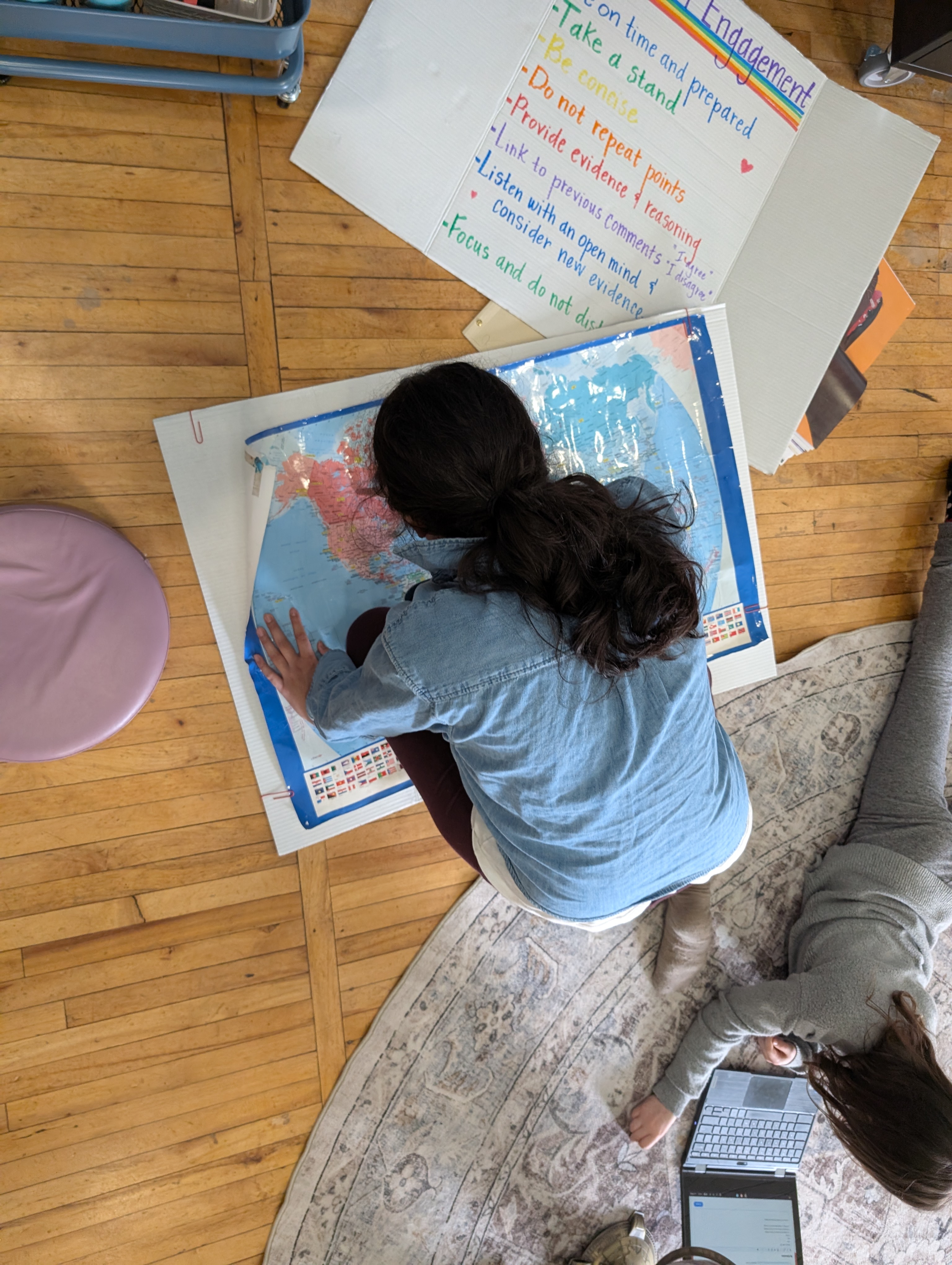 Children learning through hands-on projects